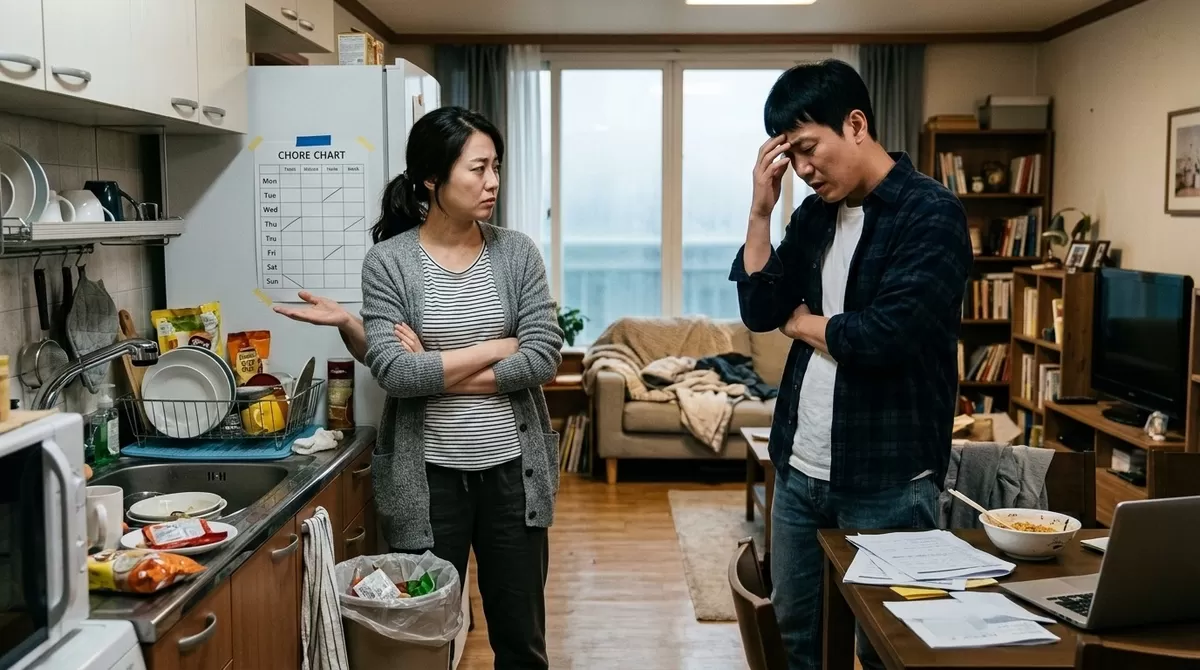 “결혼 때 1억 vs 5천 들고 왔는데”... 집안일 ‘반반’ 하자는 아내에 폭발한 남편