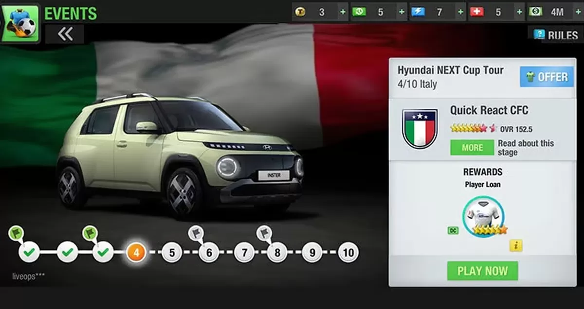 현대자동차x탑일레븐 인게임 이벤트 이미지 - 캐스퍼1