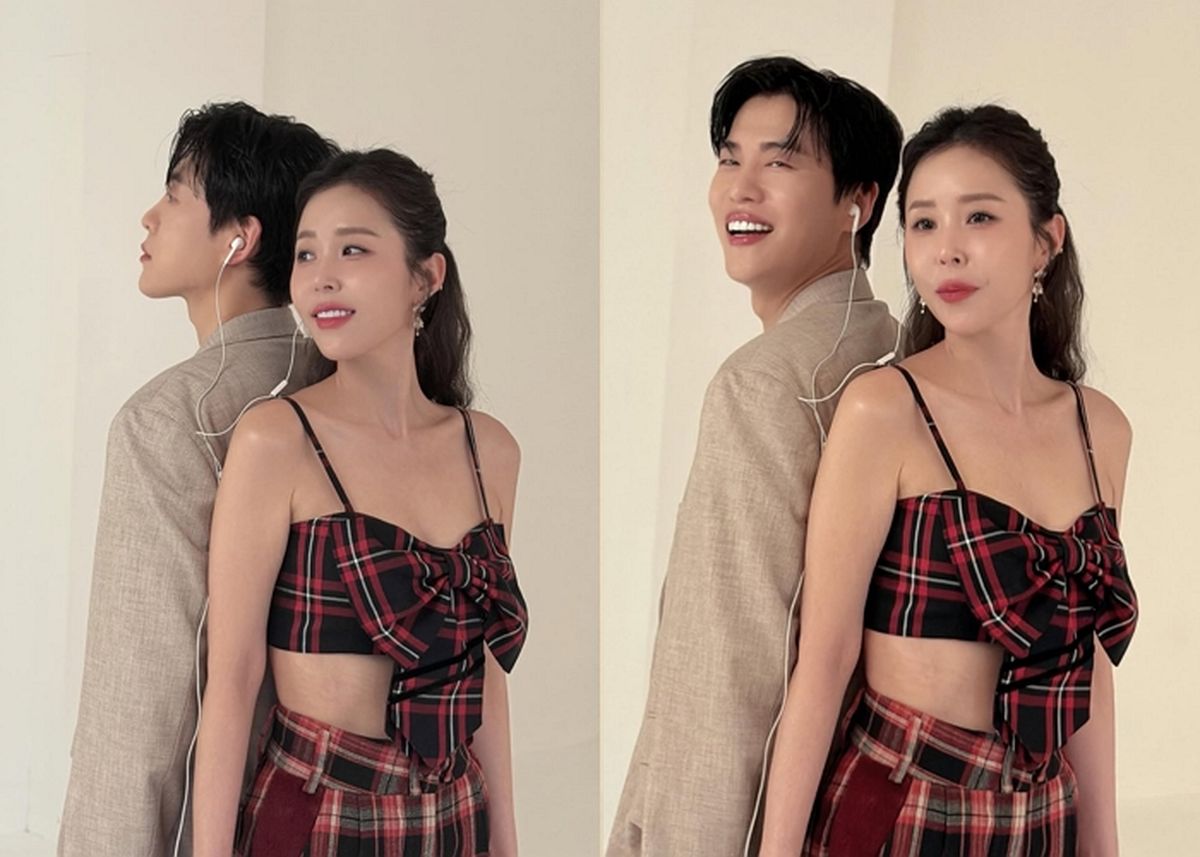 신지♥문원, 등 맞대고 줄 이어폰 나눠 꼈다.. 결혼 앞두고 설렘 폭발