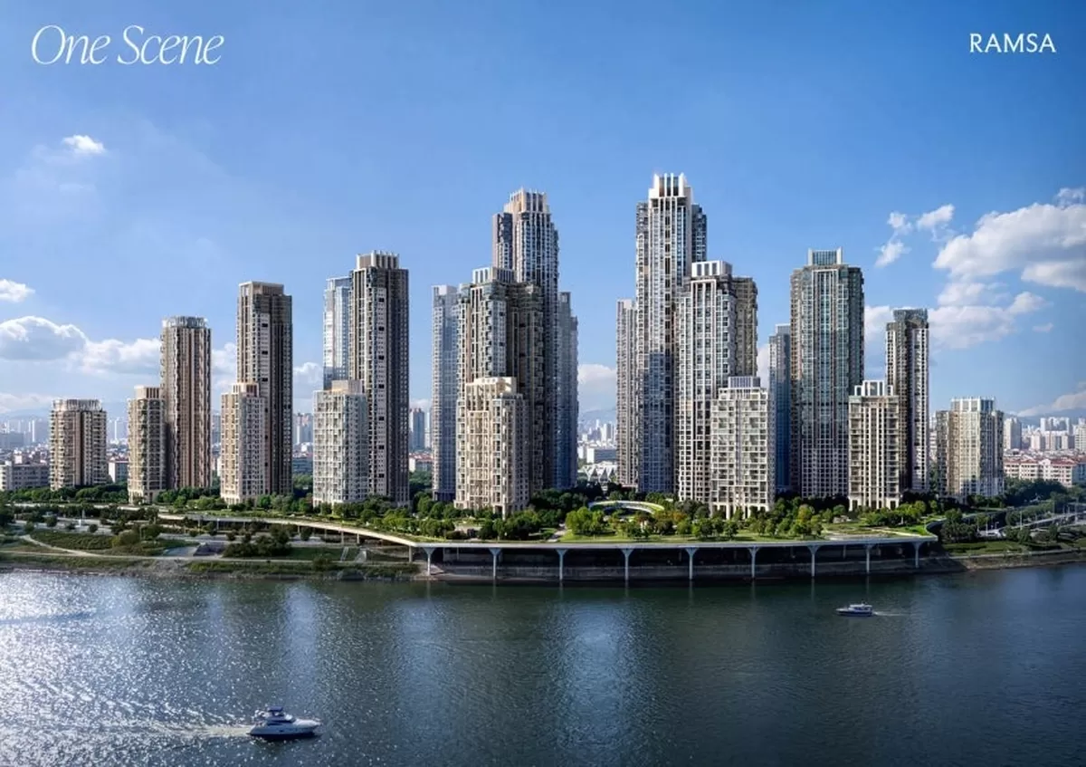 압구정3구역 투시도(현대건설 제공) 뉴스1 ⓒ News1