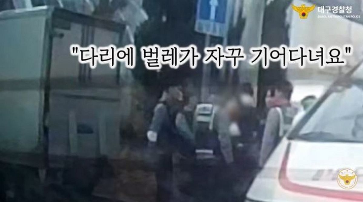 단순 시비 신고로 출동한 경찰에 “다리에 벌레가”... 횡설수설한 남성, 알고 보니