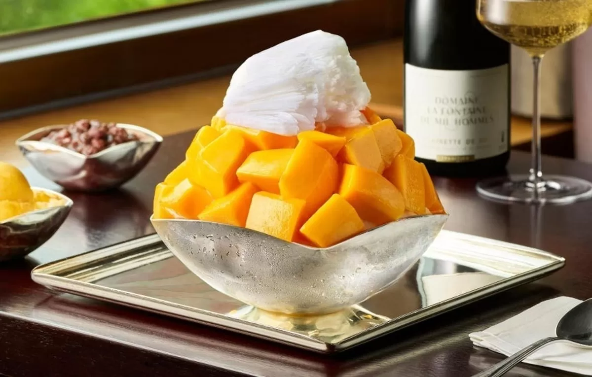 호텔신라 애플망고빙수. 호텔신라 