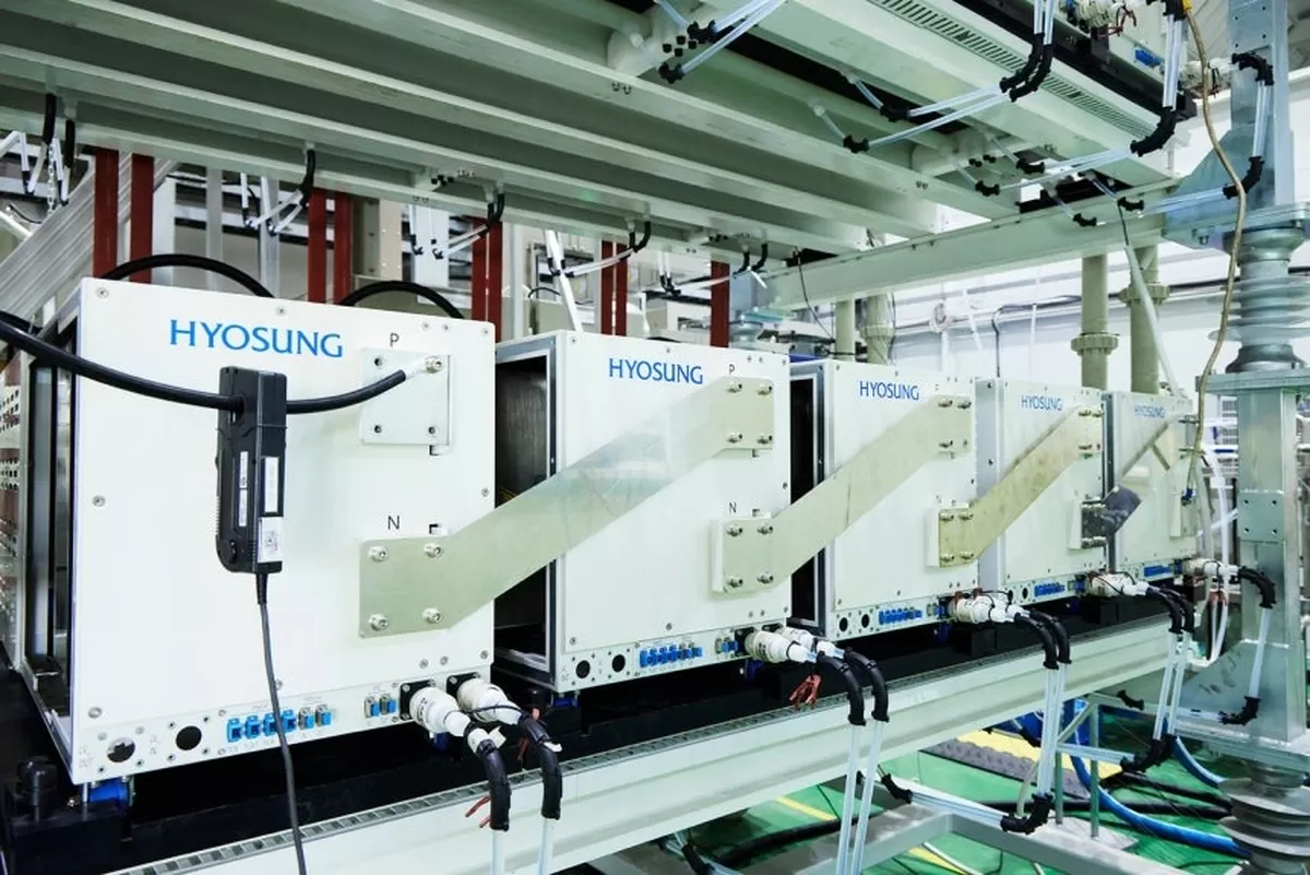 효성중공업이 개발한 22.9kV SST 모습.(효성중공업 제공)/뉴스1
