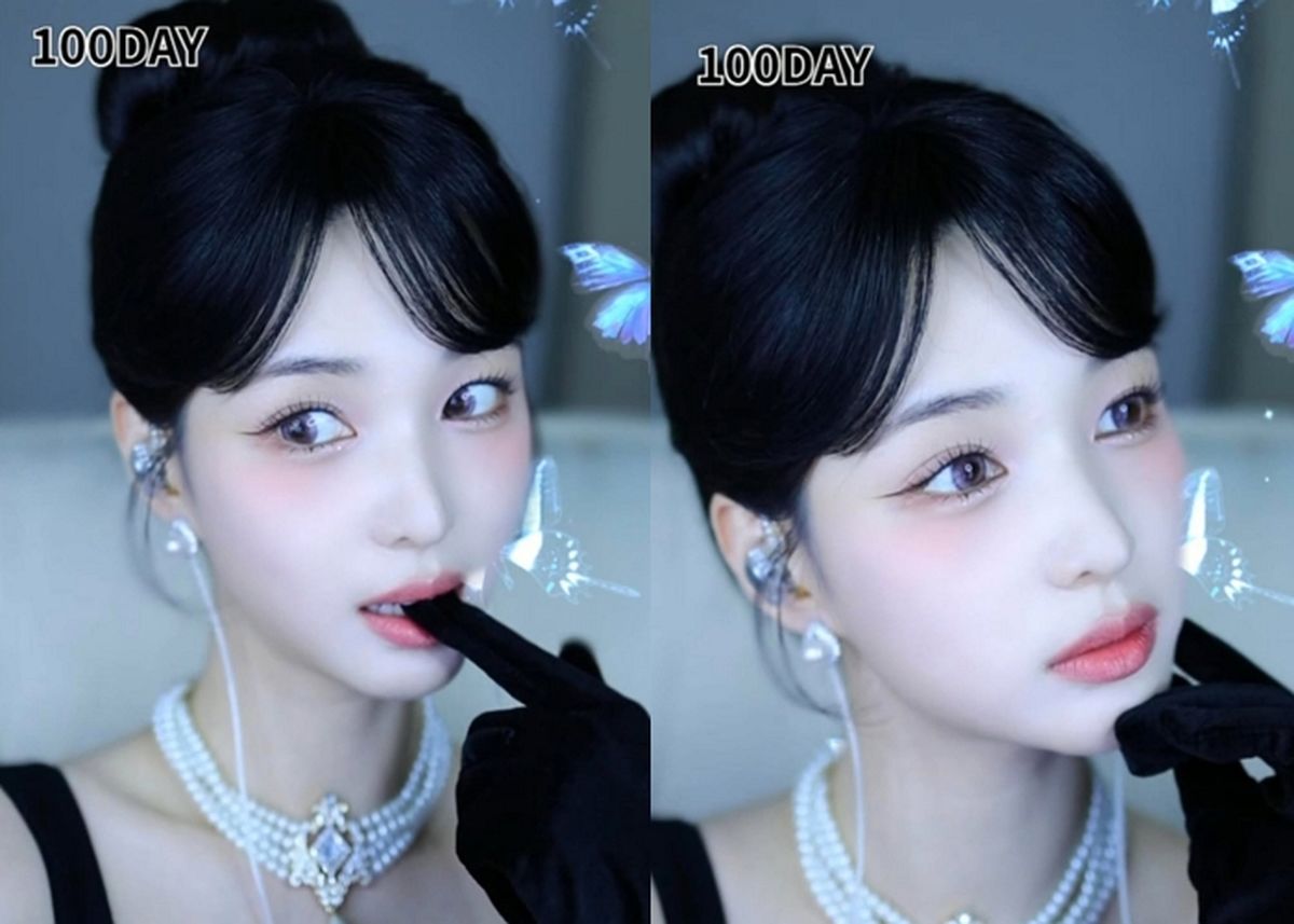 “여캠 맞다” 인정한 율희, 데뷔 100일 기념 자축... 역대급 비주얼