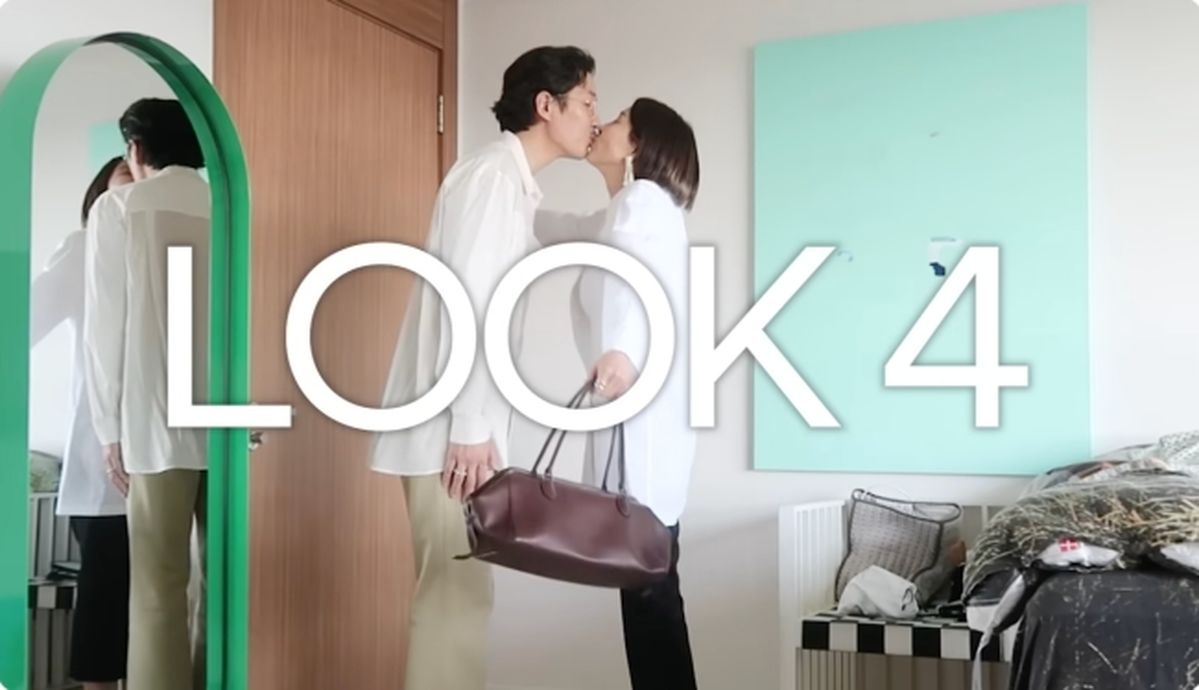 김나영♥마이큐, 촬영 중에도 자연스럽게 뽀뽀... 달콤 신혼부부 모먼트