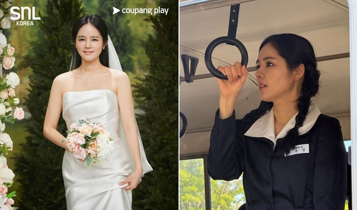 “전성기 시절 비주얼 그대로”... 한가인, ‘SNL 코리아’서 교복·웨딩드레스 완벽 소화