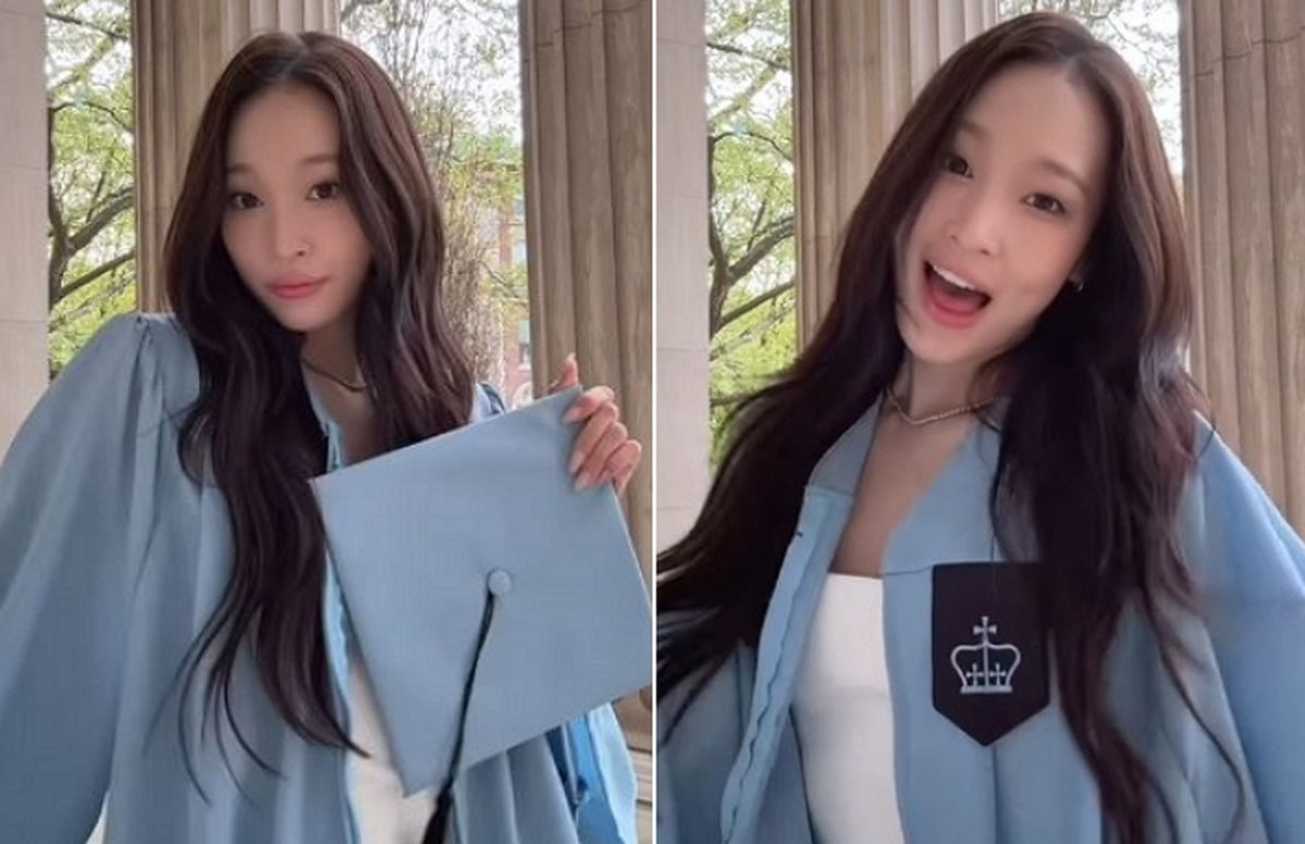 신세계 외손녀 애니, 컬럼비아대 졸업 가운 입고 졸업식 