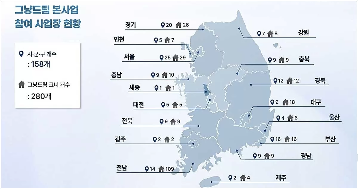 그냥드림 위치. / 복지부 제공
