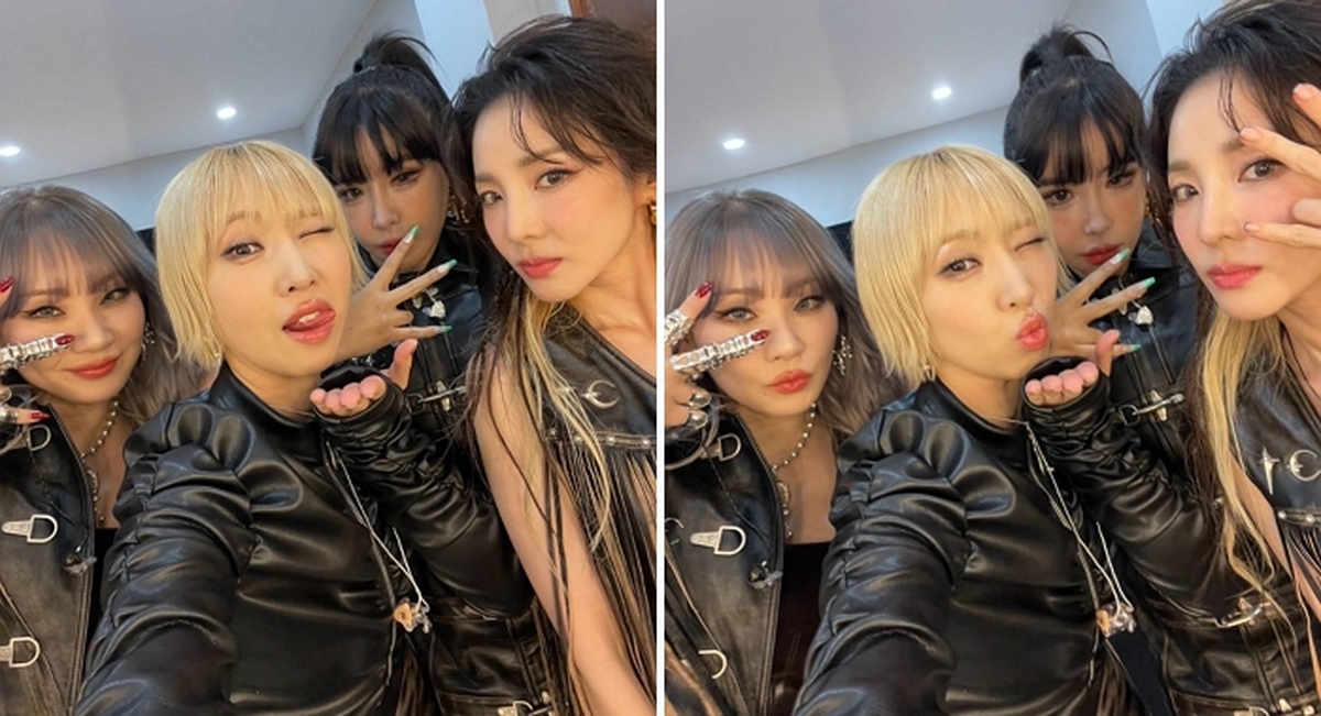 산다라박·박봄 불화설 종식?... 2NE1, 데뷔 17주년 맞아 단체샷 올렸다