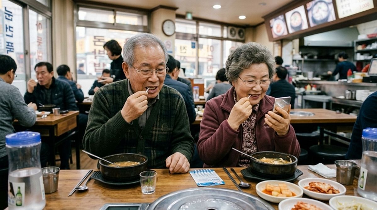 식당서 치간 칫솔로 양치하더니 물컵에 “퉤”... 직원이 제지하자 노부부가 보인 반응