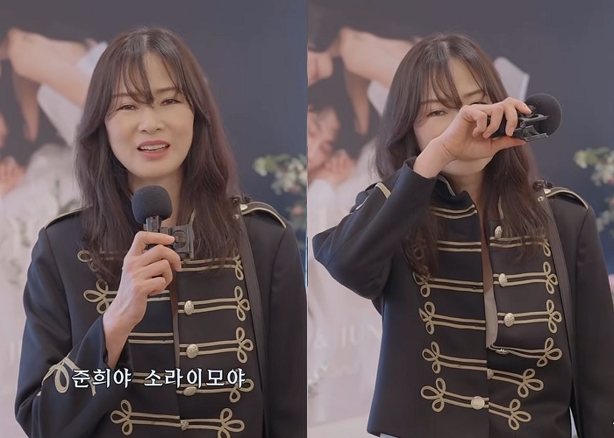 ‘故 최진실 절친’ 이소라, 최준희 결혼식서 오열... 마이크 잡자마자 인터뷰 중단
