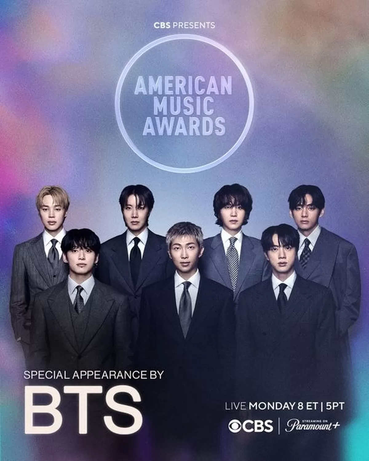 방탄소년단, 美 ‘2026 AMA’ 출격..브루노 마스·테일러 스위프트·레이디 가가와 대상 경쟁