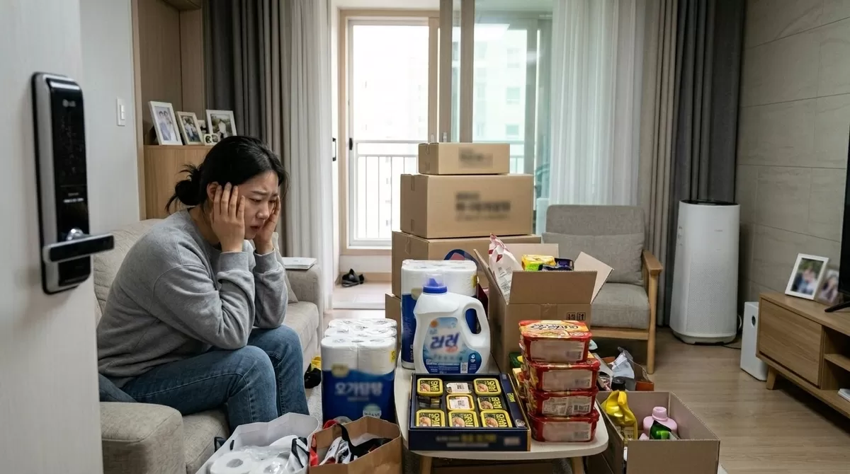 20대 신부 친정엄마 생필품 택배 갈등…