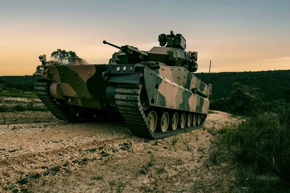 한화에어로스페이스의&nbsp;보병전투장갑차(IFV) 레드백. (사진=한화에어로스페이스)