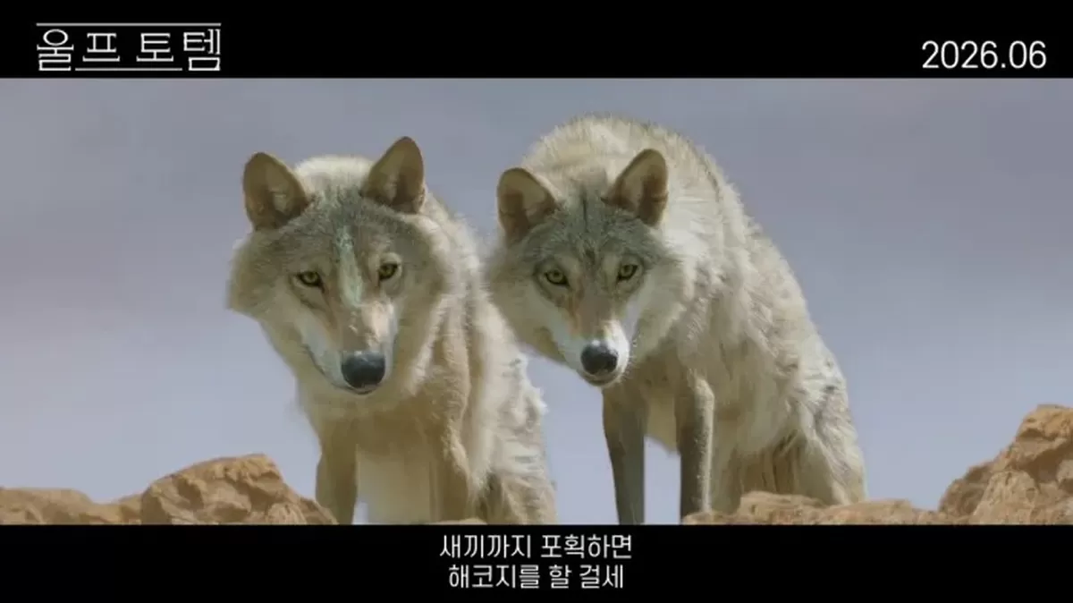 장자크 아노 감독의 영화 ‘울프 토템’ 예고편 한 장면. 사진 ㈜삼백상회