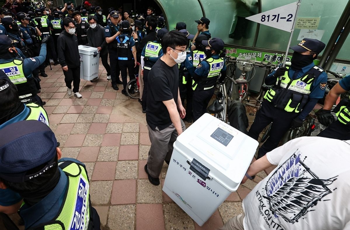 잠실 투표함 개표 완료... 