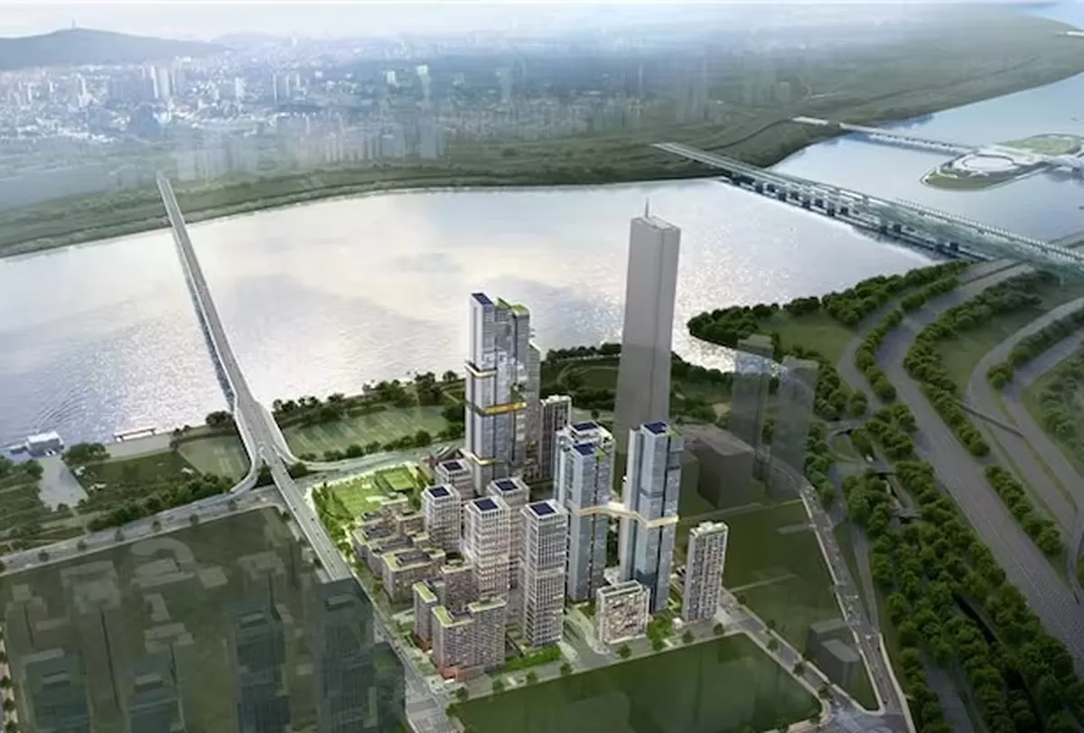 지난해 신속통합기획 선정 당시 여의도 시범아파트 조감도 예상사진. /서울시 제공