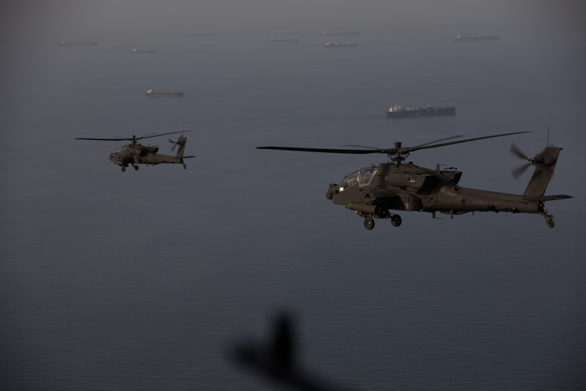 AH-64 아파치 헬기 / 미 중부사령부 엑스(X)