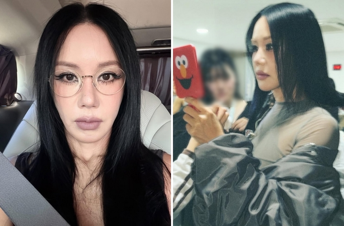 '57세' 엄정화, 나이 무색한 초근접 셀카... 