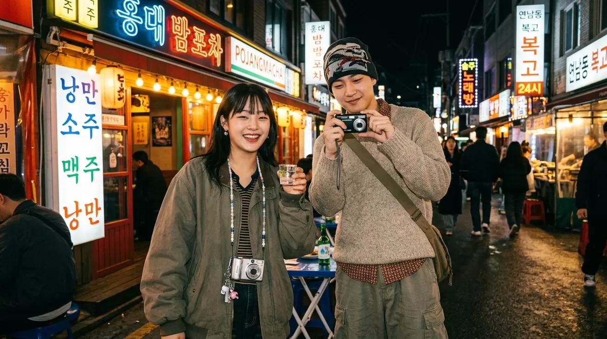 한국 mz세대 디지털카메라 레트로 감성