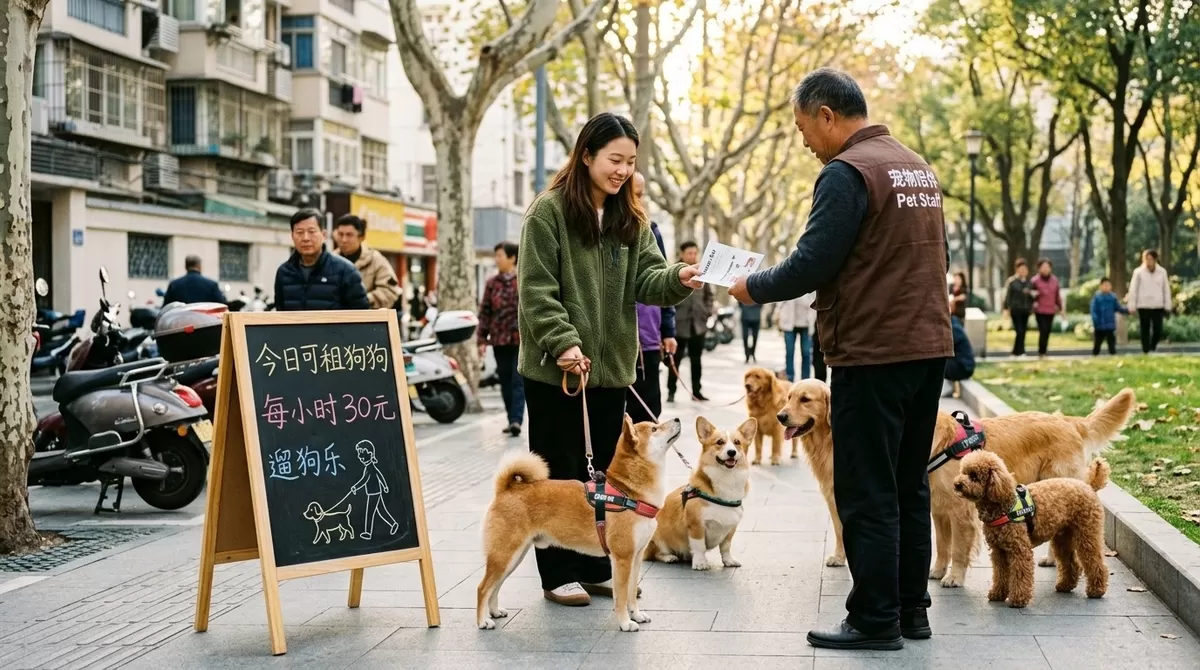반려견 시간 단위 대여 산책