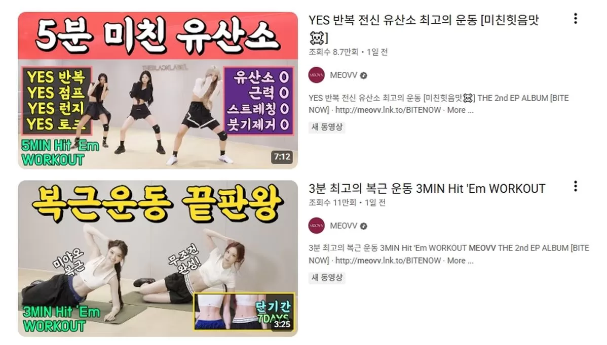 유튜브 ' MEOVV'