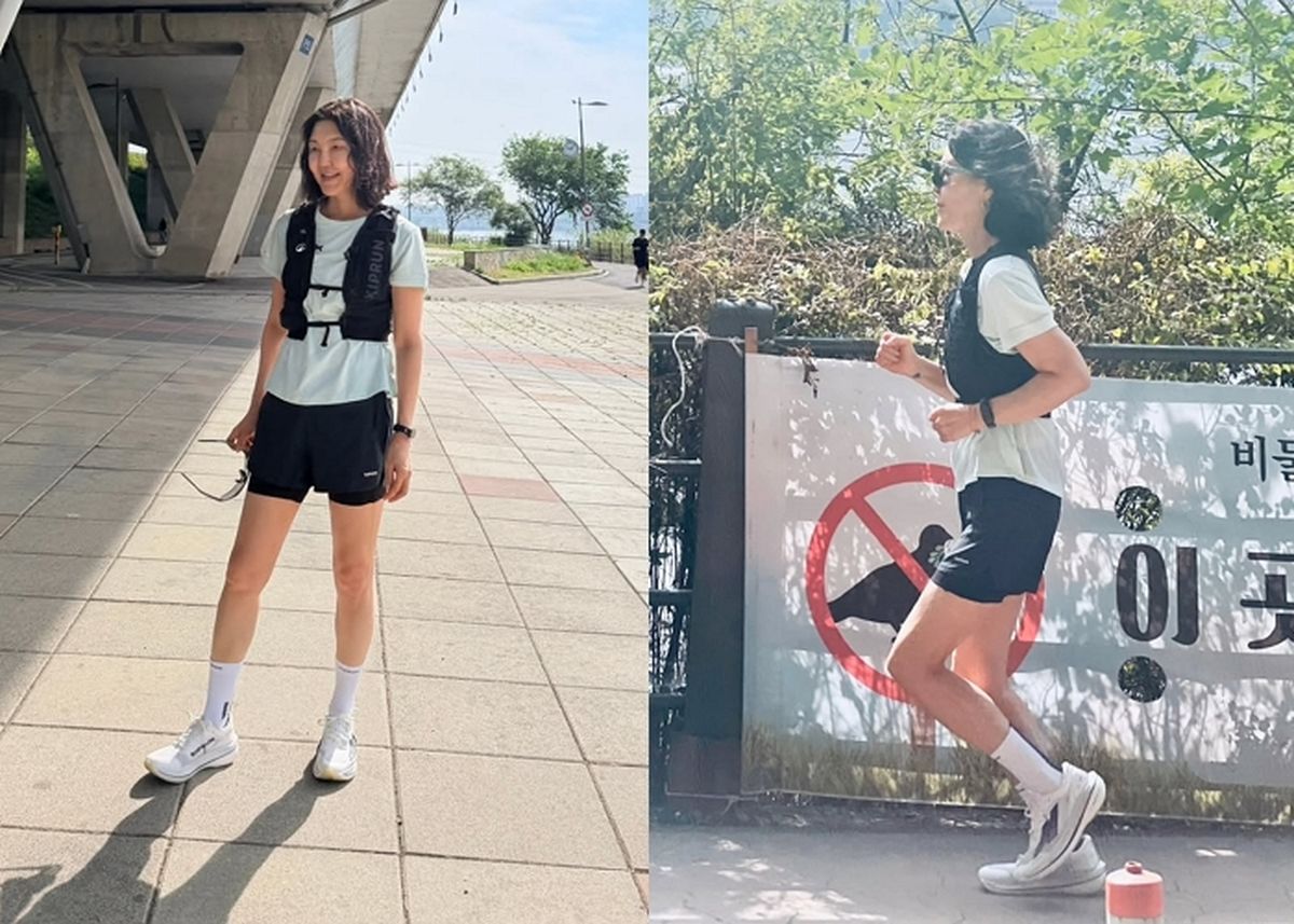 ‘20kg 감량’ 한혜연, 비결은 꾸준한 러닝... 극세사 다리 깜짝