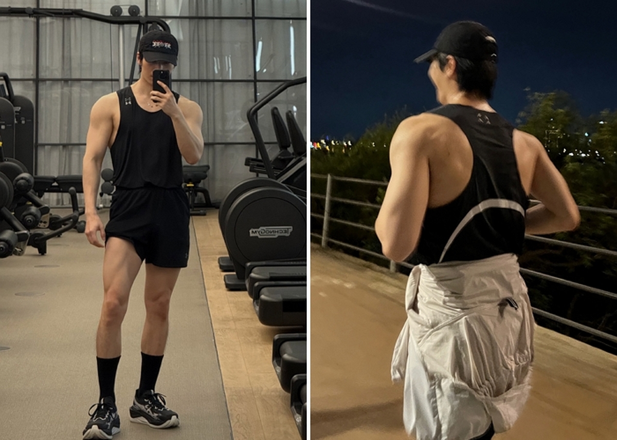 위하준, 등·팔근육 ‘완성형 피지컬’ 자랑... 지창욱도 깜짝