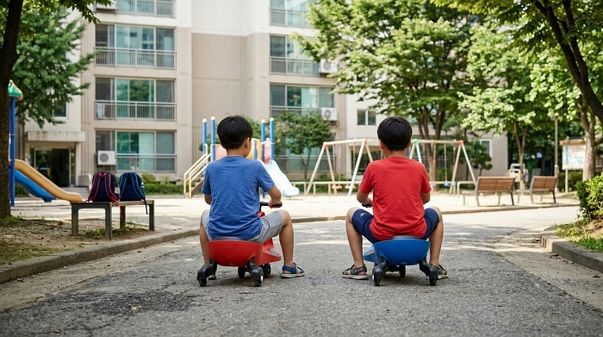 아파트 단지서 스윙카 타다 차에 치인 8살 초등생 끝내 숨져...사고 사흘만