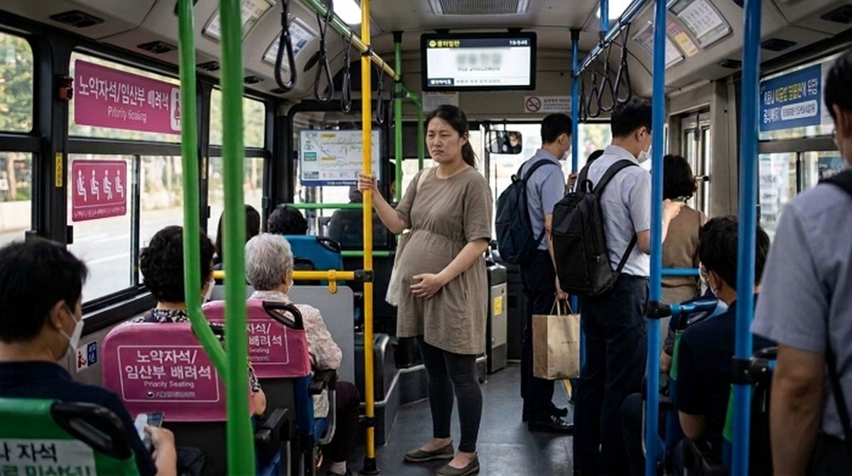 “임신 8개월 차인데, 버스 탔더니 ‘임산부 배려석’ 양보 안 해줘... 그냥 서서 갔습니다”