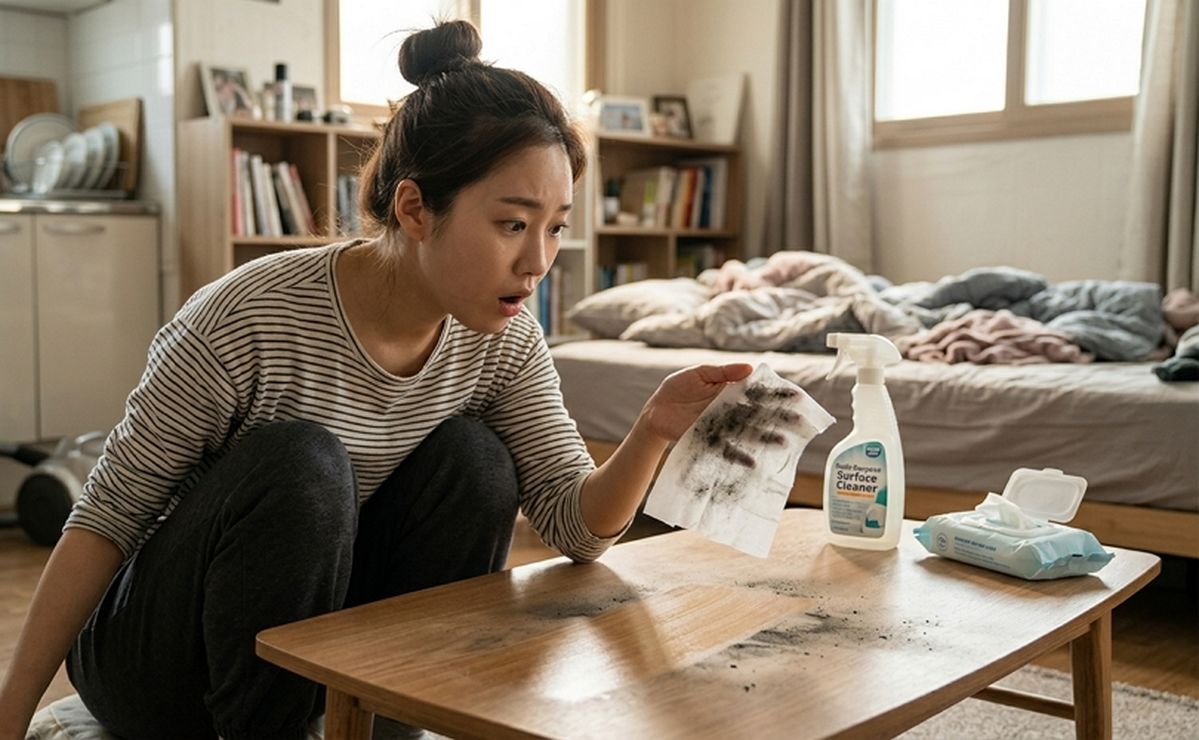 닦아도 또 쌓이는 자취방 가구 먼지... 섬유유연제를 뿌려보세요