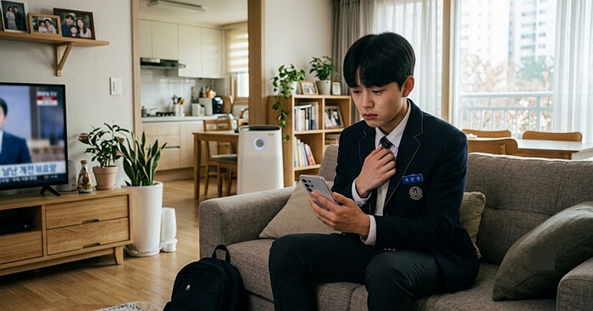 엄마 외도 알게 된 고등학생의 눈물... 