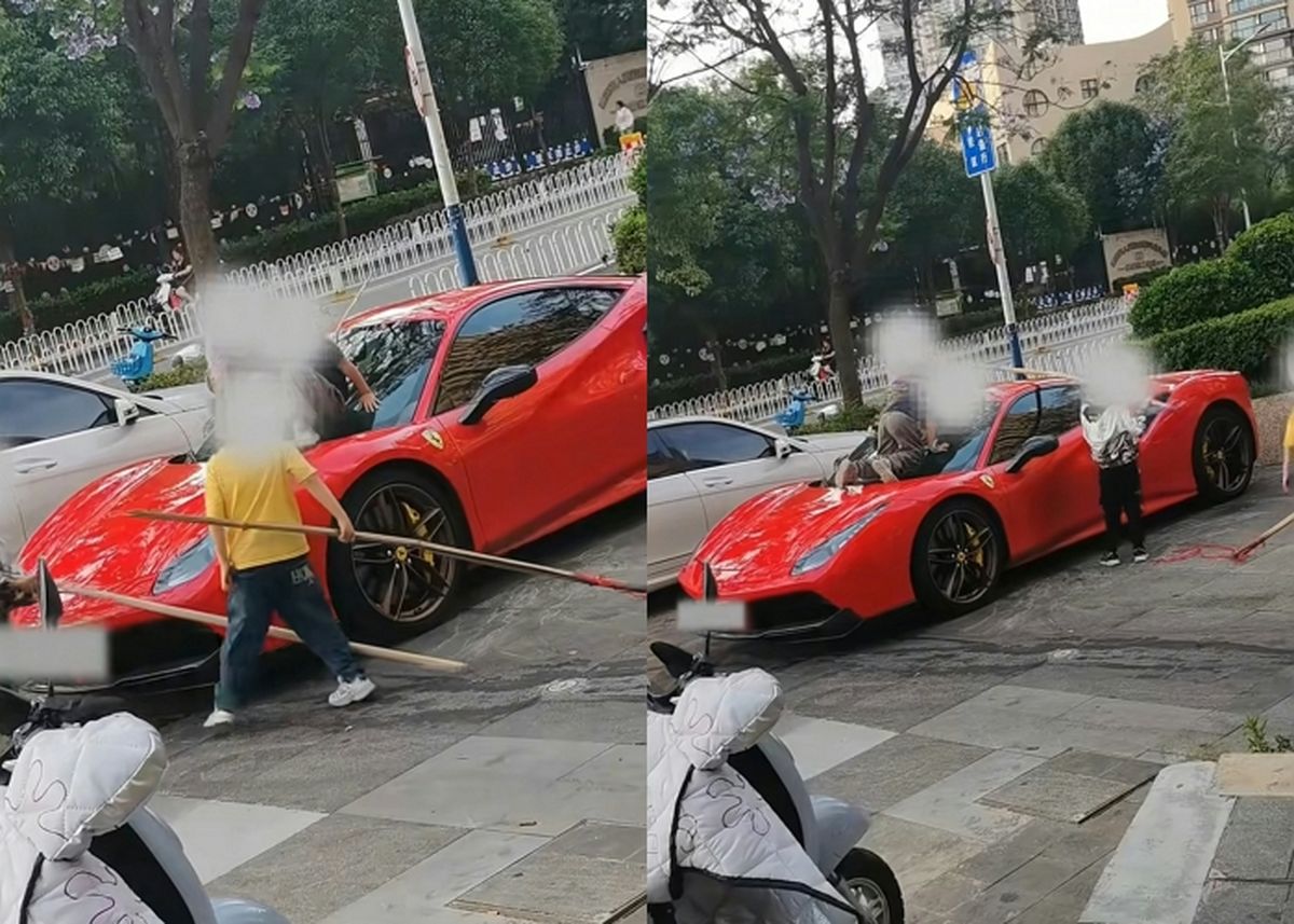 8억 페라리 훼손한 어린이 4명... 부모는 사과 한마디 없이 114만원 던져