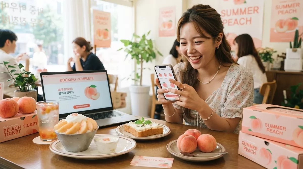 한국 여름 복숭아 복케팅 레시피