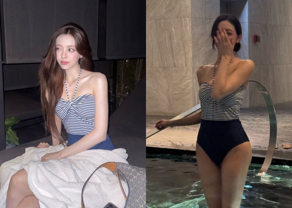 있지 유나, 수영복 입고 ‘황금 골반’ 과시... 탄탄한 몸매 눈길