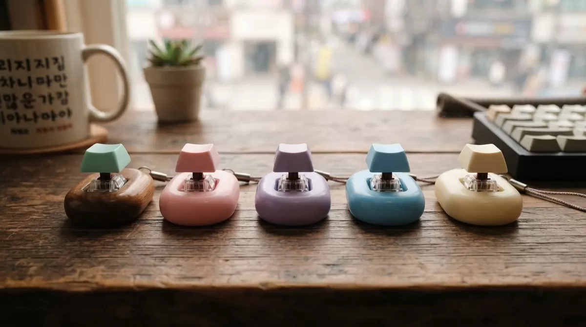 Portable keycaps stress relief a…