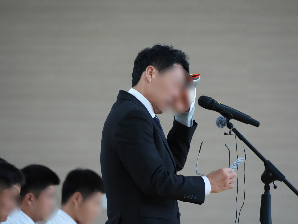 “여러분 미래 끝나지 않았다” 광주제일고 교장이 배재고 학생들 위로하며 건넨 말