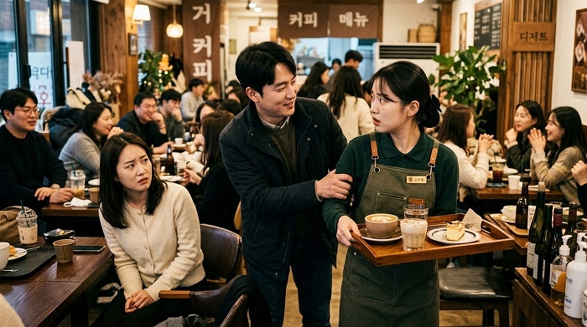 카페 일손 돕는 남편의 ‘무차별 스킨십 습관’에 고충 토로한 아내