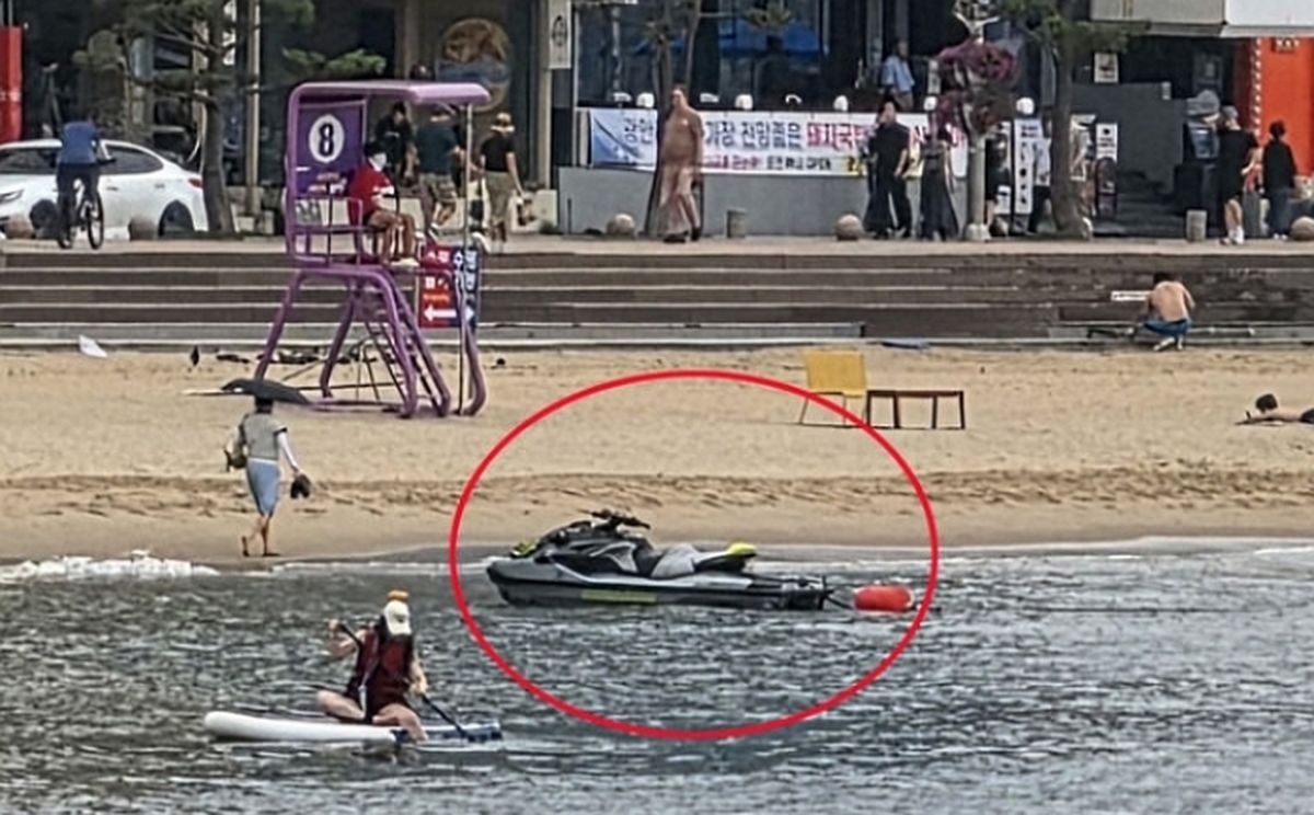 ‘커피 마시러’ 광안리 해수욕장에 수상 오토바이 몰고 들어온 남성의 최후