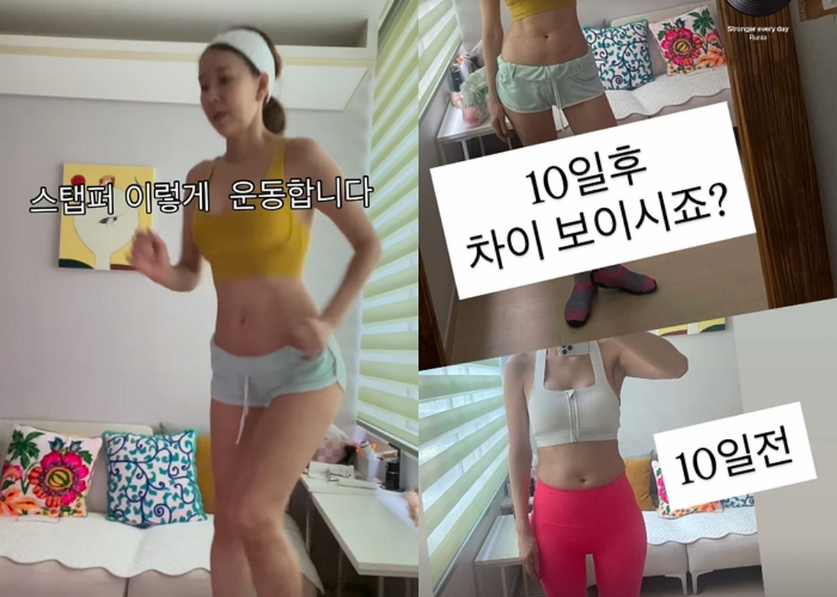 딱 10일 만에 뱃살 삭제... 다이어트 꿀팁 공개한 50대 여배우, 비포애프터 ‘대박’
