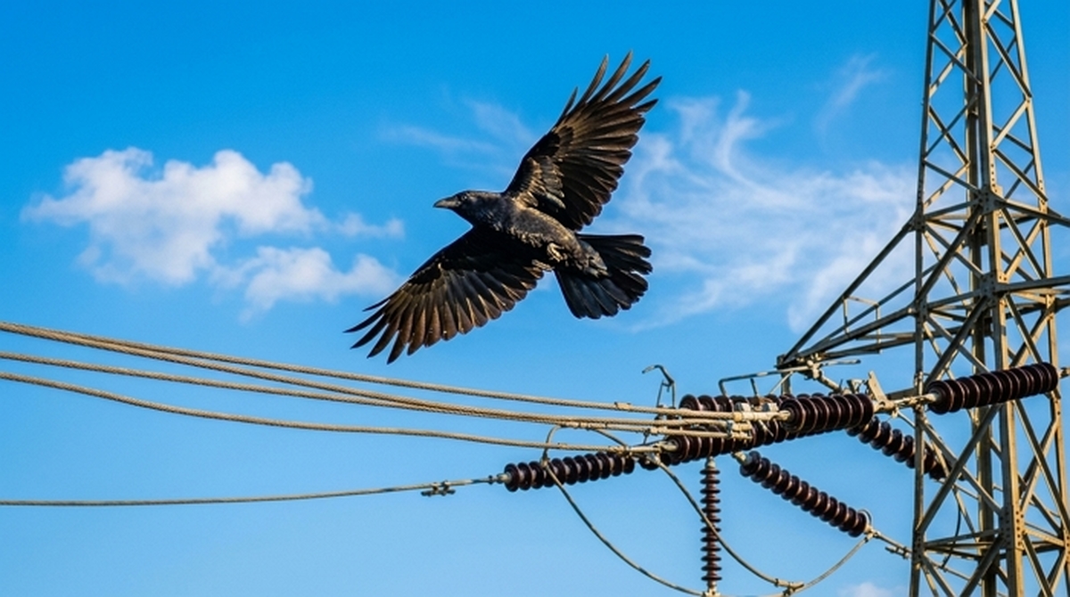 Crow_flying_above_power_lines_202607101445.jpeg