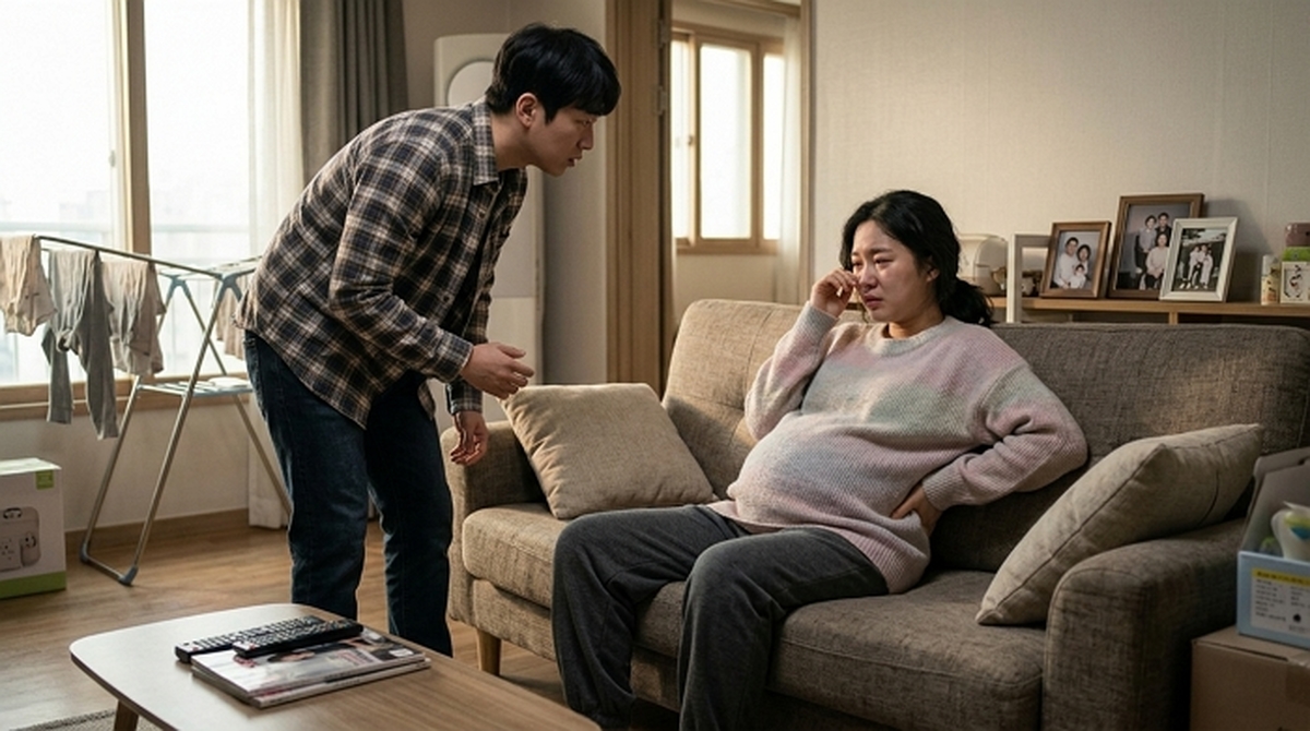 임신 8개월 만삭 아내에 “살 빼라”는 남편... 누리꾼 공분