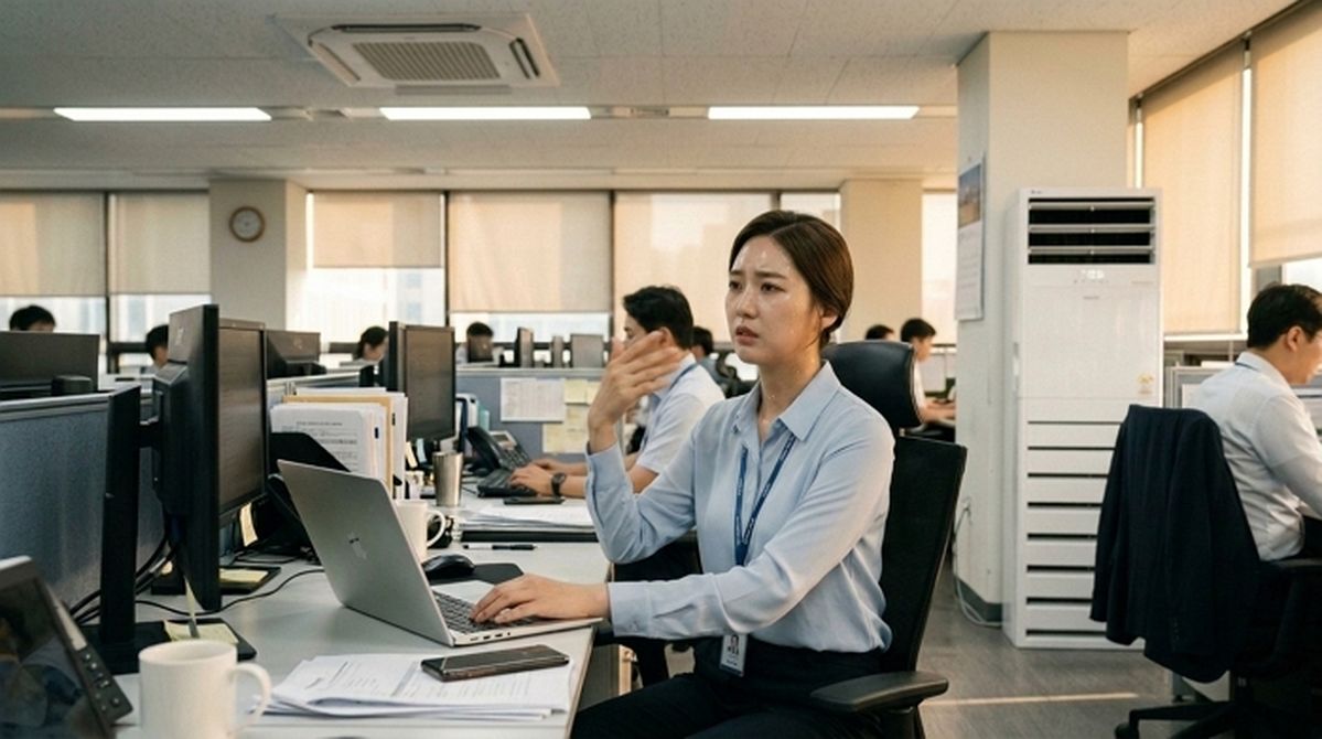 “사무실 에어컨 온도 28도 고집하는 회사 때문에 진지하게 이직 고민 중입니다”