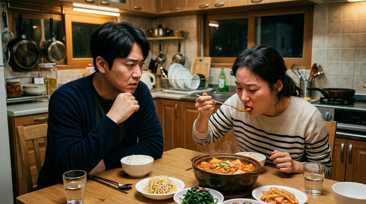 불닭에 캡사이신 뿌린다... 매일 설사하면서도 매운맛 못 끊는 아내 때문에 걱정에 빠진 남편