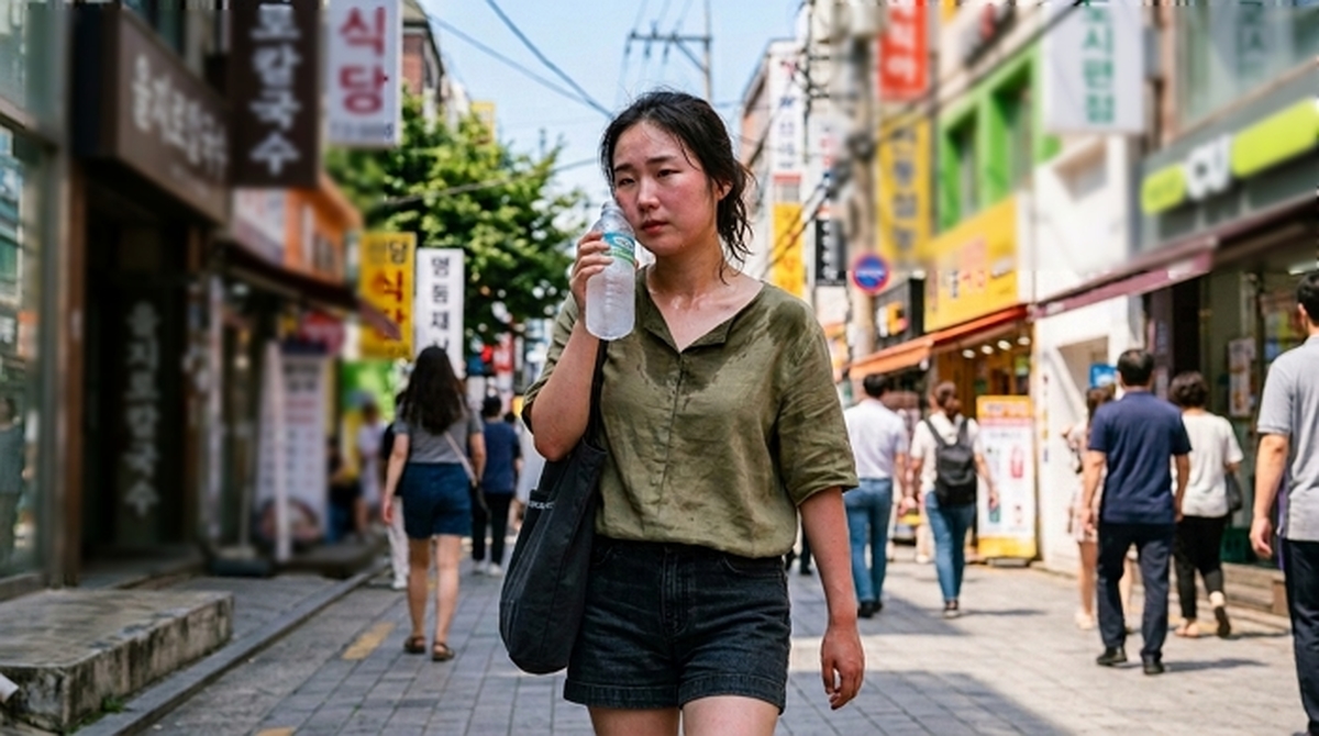 Korean_woman_sweating_street_Seoul_202607141440.jpeg