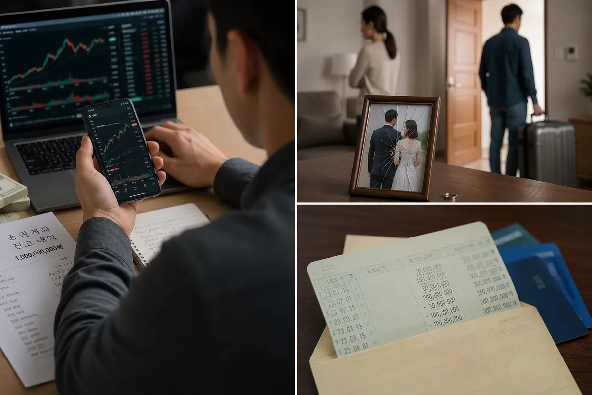 돈과 갈등의 흔적들