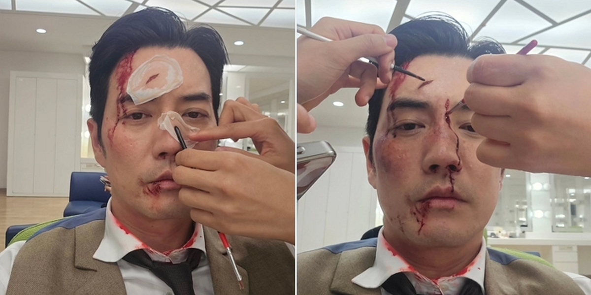 주상욱, ‘김부장’ 소지섭에 참교육 당한 사진과 함께 반성문 올렸다... “착하게 살겠습니다”