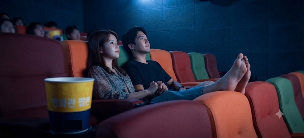 “내 눈을 의심했다”... 극장에서 앞좌석에 ‘맨발’ 올리고 영화 감상한 부부 목격담
