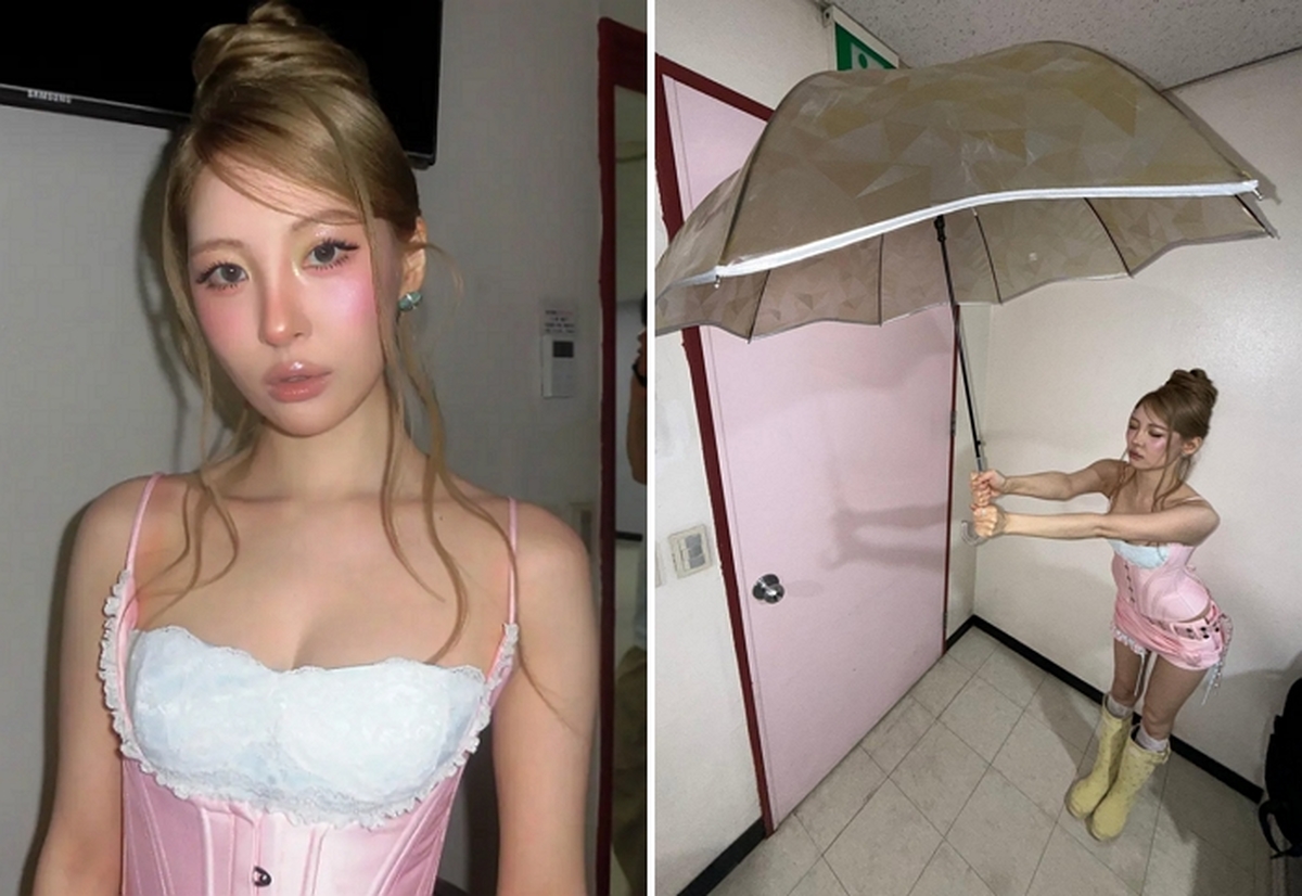선미, 러블리 메이크업+늘씬 몸매로 바비 인형 비주얼 인증