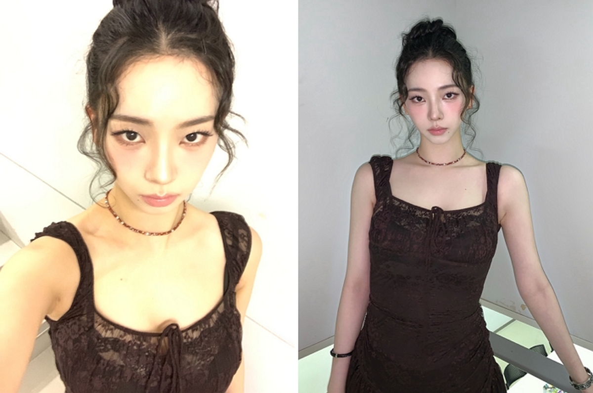“고혹적이다”... 카리나, 코르셋 드레스로 매혹적 실루엣 완성